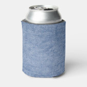Denim Jeansテクスチャ:ヴィンテージ背景 缶クーラー (缶裏面)