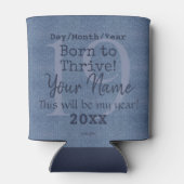 Denim Look PersonalizableクーラーボックスHAMbyWG 缶クーラー (裏面)