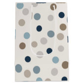 Denim Patchwork Bear Gift Bag ミディアムペーパーバッグ (裏面)