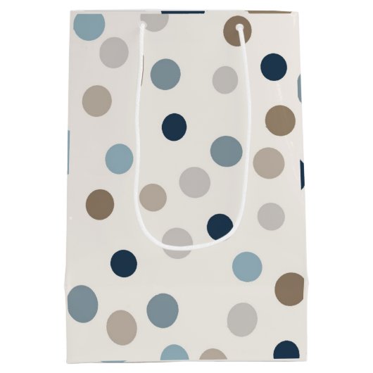 Denim Patchwork Bear Gift Bag ミディアムペーパーバッグ (裏面)