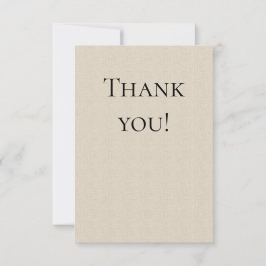 Denim Patchwork Bear Thank You Card サンキューカード (裏面)