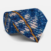 Denim print pattern background ネクタイ (ロール)