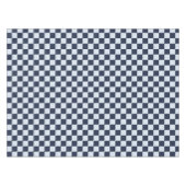 Denim rinse checkerboard pattern テーブルクロス (正面(横))