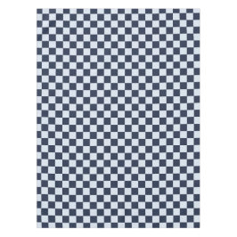 Denim rinse checkerboard pattern テーブルクロス