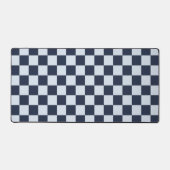 Denim rinse checkerboard pattern デスクマット (正面)