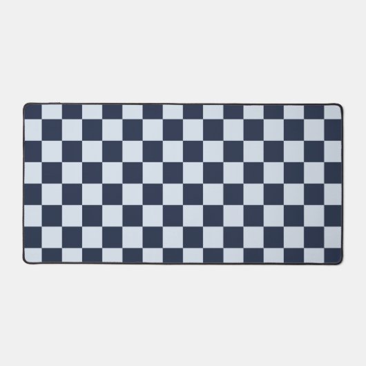 Denim rinse checkerboard pattern デスクマット (正面)