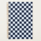 Denim rinse checkerboard pattern プランナー手帳 (正面)