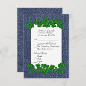 Denim RSVP wメニュー (正面/裏面)