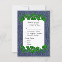 Denim RSVP wメニュー