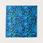 Denim seamless pattern. Denim floral background. B タペストリー (正面)