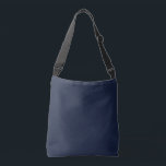 Denim Solid Plain Color クロスボディバッグ<br><div class="desc">Denim
#131e3a
Design Note: For custom requests, message me at daed.halabi@gmail.com. 😊</div>