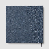 Denim Style Blue Jean Baby Shower Guestbook, Best  ゲストブック (裏面)