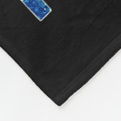 Denim Thankful Turkey Grandma Mama Mom Give Thanks フリースブランケット (角)