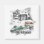 Denis Hulme マグネット (正面)