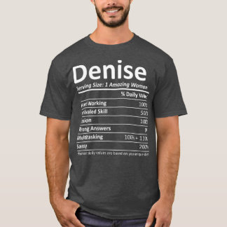 DENISE栄養パーソナライズされた名ギフトおもしろい製品 Tシャツ