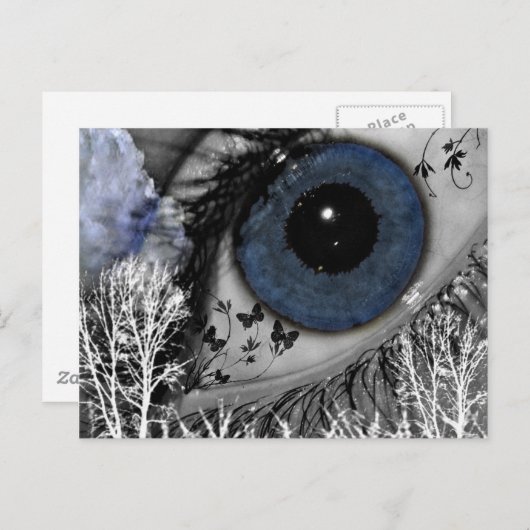 Denise Eye!@_Background ポストカード (正面/裏面)