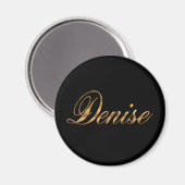 Denise gold Design Lettering Magnet マグネット (正面/裏面)