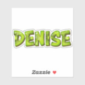 Denise Name Kiwi Design Aufkleber Sticker シール (シート)