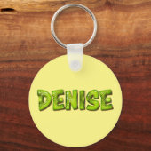 Denise Name Kiwi Design Schlüsselanhänger キーホルダー (正面)