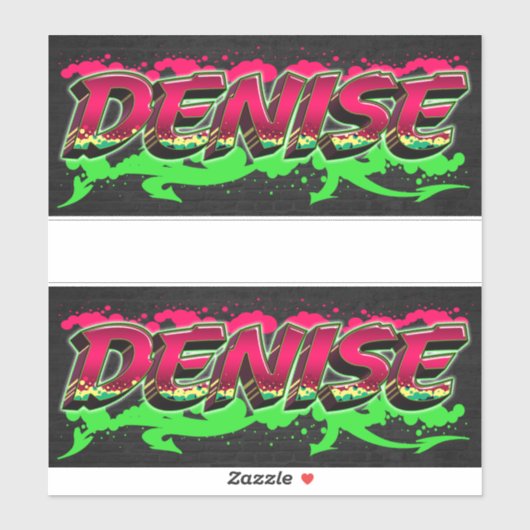 Denise Vorname Name Graffiti Aufkleber Sticker シール (シート)