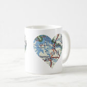 Denison TXヴィンテージマップ コーヒーマグカップ (正面右)