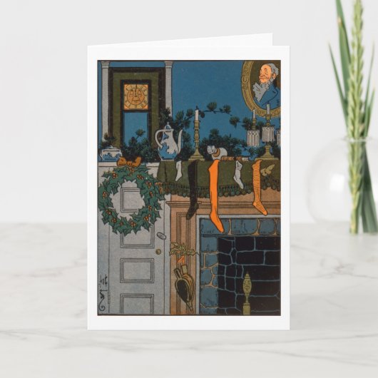 Denlow著クリスマスの前の夜、1903年(色 シーズンカード (正面)