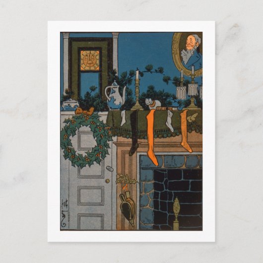 Denlow著クリスマスの前の夜、1903年(色 シーズンポストカード (正面)