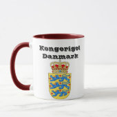 Denmark*の王室のなマグ/Kongeriget Danmarkのマグ マグカップ (左)
