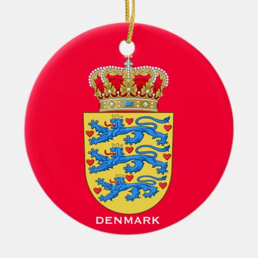 DENMARK*- Ceramic Round Ornament セラミックオーナメント (正面)