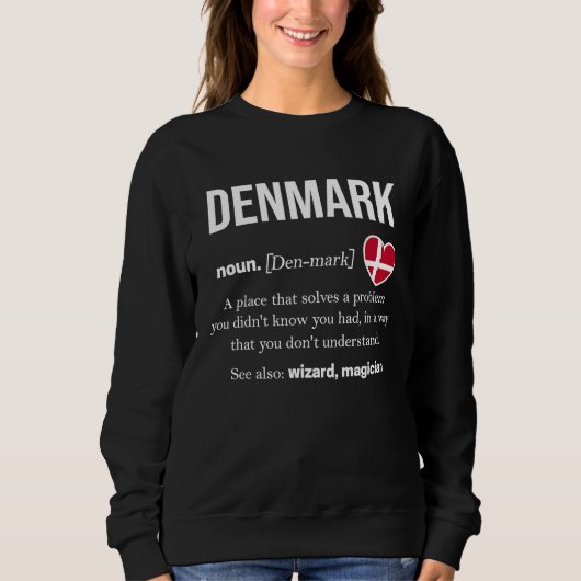 Denmark Copenhagen Children's Danish Danish 1 スウェットシャツ (正面)