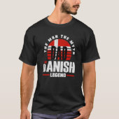 Denmark Danish Denmark Flag Father Tシャツ (正面)