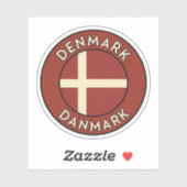 Denmark Danmark  シール (シート)