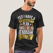 Denmark Denmark Copenhagen Denmark Danmark Tシャツ (正面)