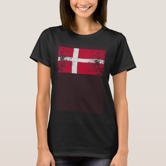 Denmark  Denmark Flag Denmark For MenWomenYouthKid Tシャツ (正面)