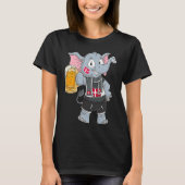 Denmark fan elephant tシャツ (正面)