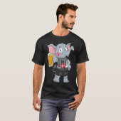 Denmark fan elephant tシャツ (正面フル)