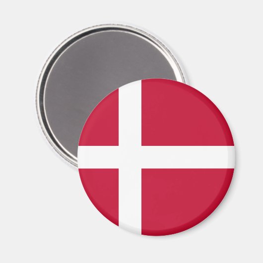 Denmark Flag マグネット (正面/裏面)