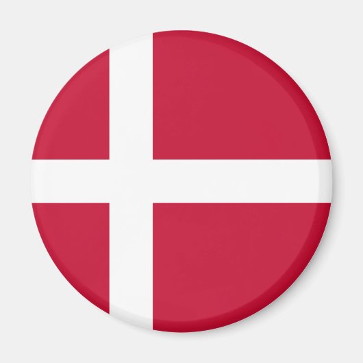 Denmark Flag マグネット (正面)