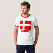 denmark_flag_denmark10x10 tシャツ (正面フル)