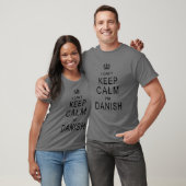 Denmark Roots I Can't Keep Calm I'm Danish Pride Tシャツ (ユニセックス)