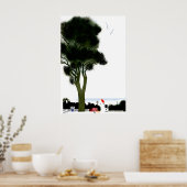 Denmark Travel Poster Danish Art Prin ポスター (キッチン)