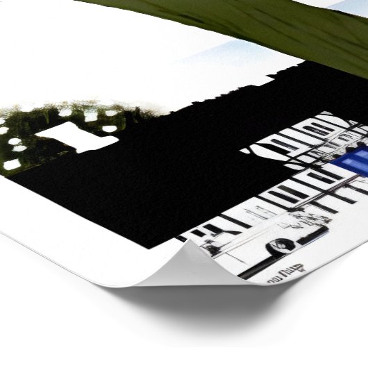 Denmark Travel Poster Danish Art Print ポスター (角)