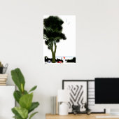 Denmark Travel Poster Danish Art Print ポスター (ホームオフィス)