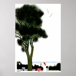Denmark Travel Poster Danish Art Print ポスター