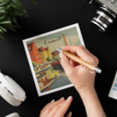 Denmark Vintage Travel Posterカスタマイズ