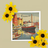 Denmark Vintage Travel Posterカスタマイズ