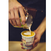 Denmark Vintage Travel Posterカスタマイズ 紙コップ