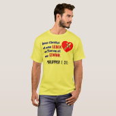 Denn Christus ist mein Leben,... (Philipper 1, 21) Tシャツ (正面フル)