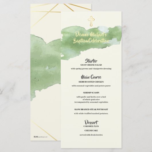 Dennisメニュー メニュー (正面/裏面)