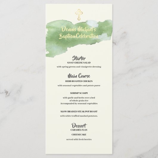 Dennisメニュー メニュー (正面)